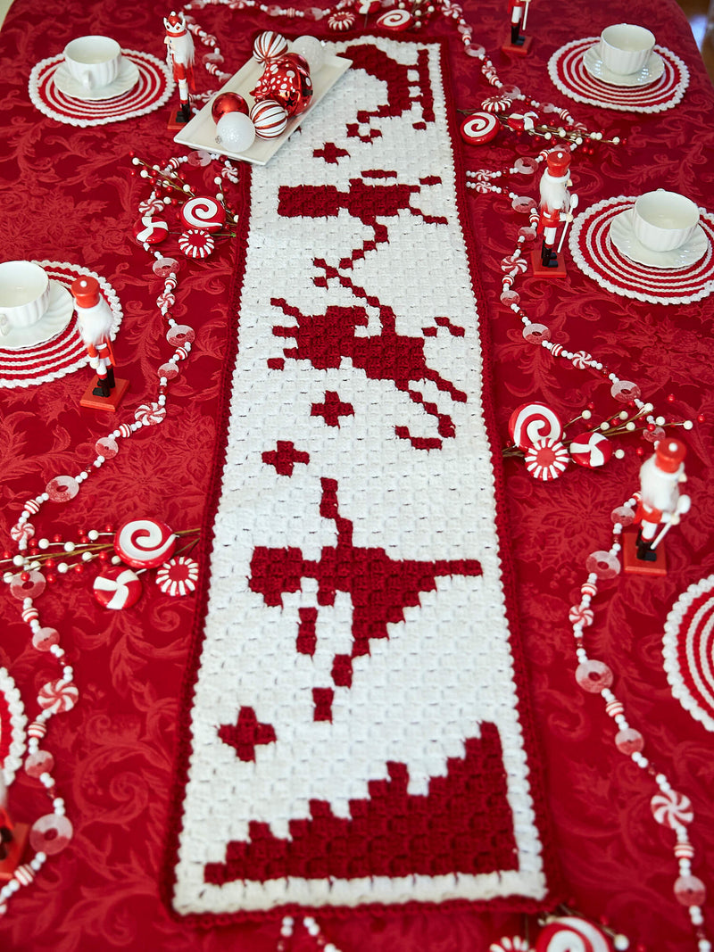 Crochet Kit - Nutcracker Silhouette Table Runner