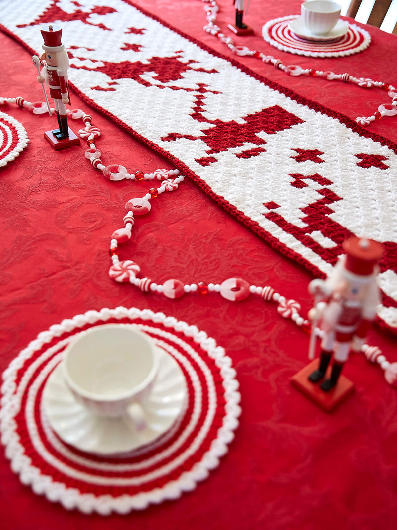 Crochet Kit - Nutcracker Silhouette Table Runner