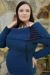 Crochet Kit - Tied and True Pullover thumbnail