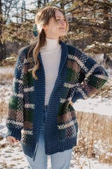 Crochet Kit - Plaid Cardigan thumbnail