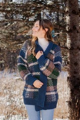 Crochet Kit - Plaid Cardigan thumbnail