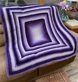 Crochet Kit - Purple Rain Blanket thumbnail