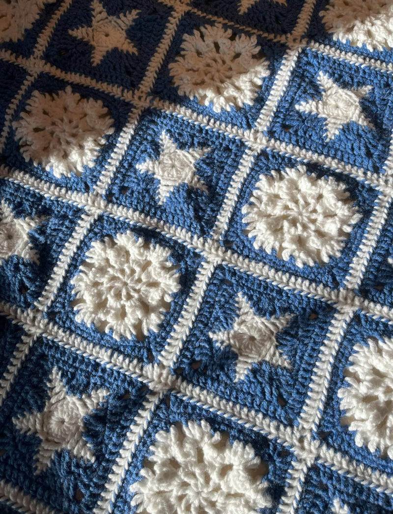 Crochet Kit - Let It Snow Throw