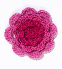 Crochet Flower: Irish Rose